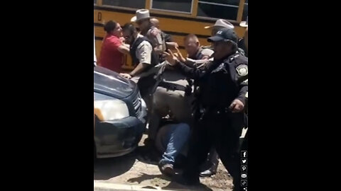 (Video)Law Enforcement Restrains Parents From Saving Their Children In Texas School Massacre