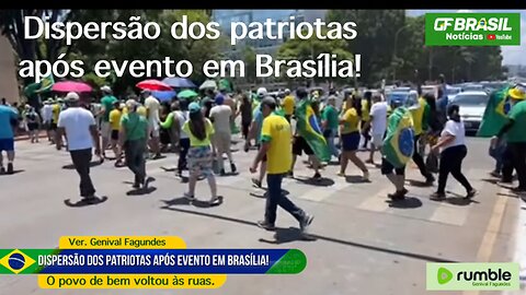 Patriotas sendo apoiados por motoristas na dispersão do evento do dia 10/12/2023, Brasília-DF!