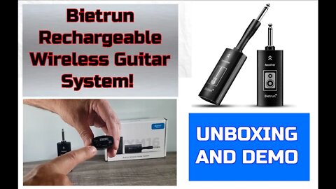 Test and Demo On The Bietrun Wirless Guitar System