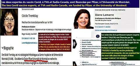 (Fra, En) Vaccine: media lies _ TV "experts" funded by Pfizer! (+Dead athletes)
