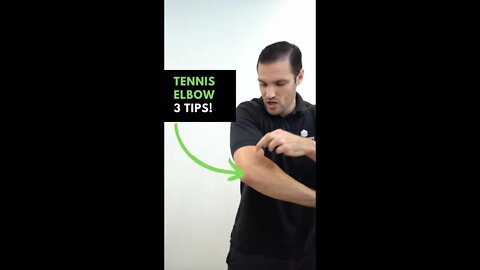 3 Tips for Tennis Elbow/ Golfers Elbow