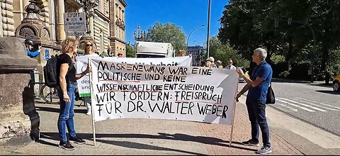 11.05.2024 Demo - Freispruch für Dr. Walter Weber am Sievekingplatz in Hamburg - Hamburg