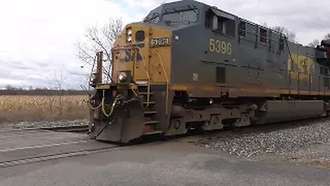 CSX B157 Loaded Coke Express Train from Sterling, Ohio November 11, 2023