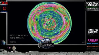 Air currents and southern flights on a flat earth