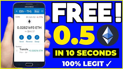 FREE 0.5 ETHEREUM: Every 10 Seconds (no investment required) Free ETH | Free Eth Mining Site 2023