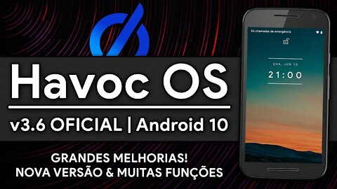 Havoc OS ROM v3.6 Oficial | Android 10.0 Q | NOVA ATUALIZAÇÃO COM GRANDES MELHORIAS E NOVAS FUNÇÕES!