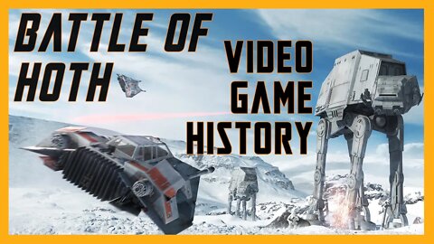 STAR WARS - THE HISTORY OF HOTH BATTLE IN VIDEO GAMES!