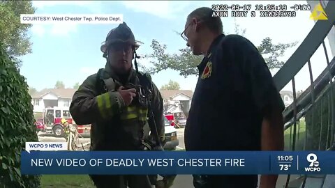 Body cam footage shows response to West Chester fire that killed 2 children