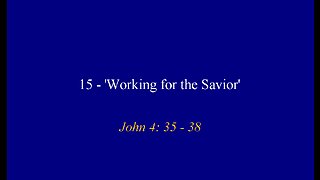 15 - 'Working for the Savior'