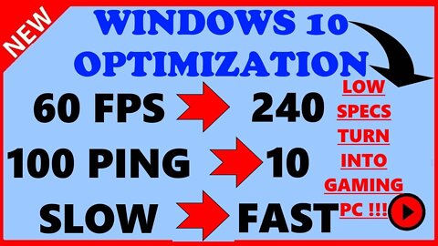 HOW TO OPTIMIZED WINDOWS 10 STEP BY STEP GUIDE (WINDOWS 10 OPTIMIZATION) [WINDOWS 10 BOOSTER] BOOST