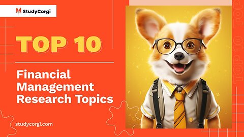 TOP-10 Financial Management Research Topics