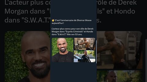 C'est l'anniversaire de Shemar Moore aujourd'hui !