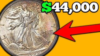 RARE Silver Walking Liberty Half Dollar Coins Worth Money from 1929!