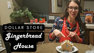 Dollar Store Gingerbread House