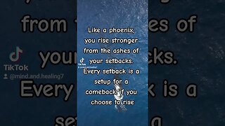 🌟 Like a phoenix, you rise strong from the setbacks. Every setback is a setup for a comeback 🌄💫