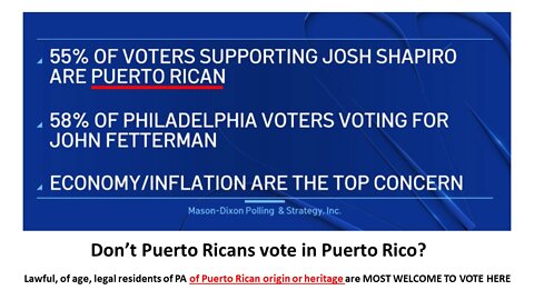 Do Puerto Ricans vote in Pennsylvania?