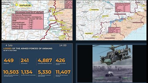 04.07.23 ⚡Russian Defence Ministry report on the progress of the deNAZIficationMilitaryQperationZ