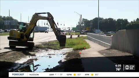 FDOT almost done with project to improve traffic flow on and off I-75 in Brandon