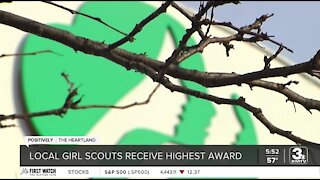 Positively the Heartland: Local girl scouts awarded highest honor