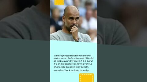 Man City must 'raise their level' to beat Real Madrid and reach UCL final - Pep Guardiola #shorts