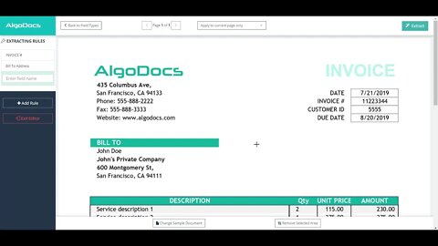 Extract text from pdf or scanned documents using AlgoDocs - Part 2