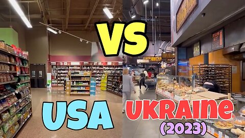 Ukraine VS USA Grocery Stores in 2023 ⚠️ (Shocking Footage)