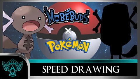 Speed Drawing: 9th Gen Pokemon - Paldean Wooper | Mobébuds Style