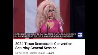 Drag queen at the Texas Democratic Convention endorses puberty blockers, and sex change for kids