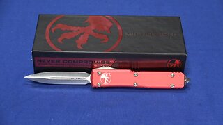 Cool Pocket Knife Review: Microtech Ultratech DE OTF in Red Satin