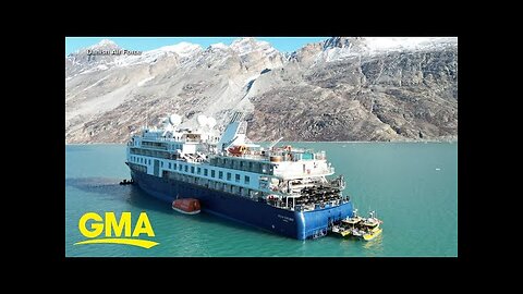 Stranded luxury cruise ship pulled free off Greenland coast | GMA
