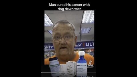 MAN CURES HIS CANCER WITH DOG DEWORMER