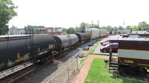Norfolk Southern Train Meet from Marion, Ohio July 25, 2021