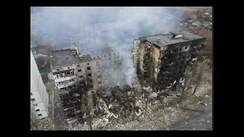 Drone Footage Shows Extensive Damage In Eastern Ukraine's Sumy Region