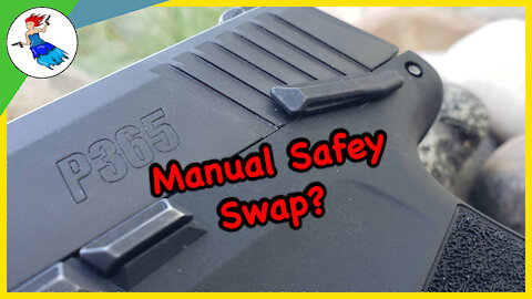 How to do a Sig P365 Manual Safety Swap // P365 MS Install and removal