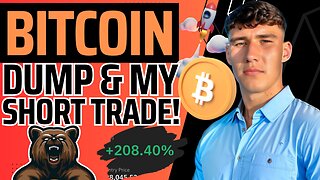 Bitcoin Dump & 200% Short Trade!📉