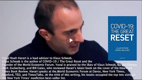 Klaus Schwab's Golden Boy Prof. Harari (POS) Discusses What to Do With the "Useless Eaters"