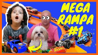 MEGA RAMPA HOT WHEELS - ACELERANDO!! 🔥🔥🔥 #1