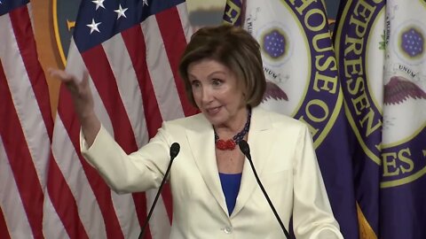 Nancy Pelosi Weekly Briefing Discussed January 6 Capitol attack commission and the House mask rules