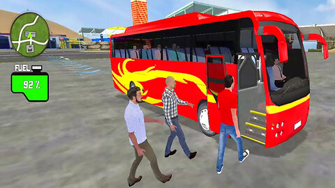 Offroad Coach Bus Simulator 3D - Offroad Passenger Pick & Drop Gameplay