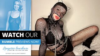 Dee Marie : NOXQSE fishnet hooded crotchless bodystocking [RUMBLE PREVIEW]