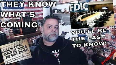 BREAKING - FDIC: "EXPECT TO GET THE NEWS ON A FRIDAY NIGHT"! - GET YOUR MONEY OUT!