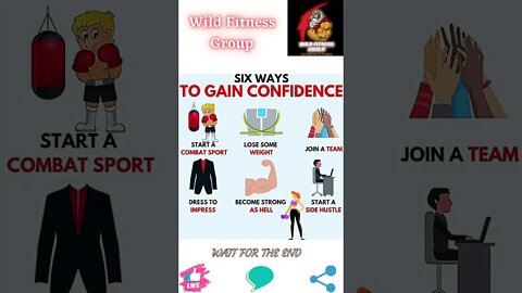 🔥Six ways to gain confidence🔥#shorts🔥#wildfitnessgroup🔥1 September 2022🔥