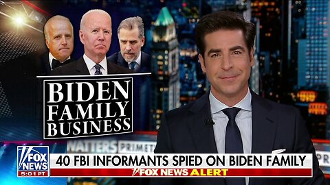 Jesse Watters: The FBI Knows All Of Joe Biden's Dirty Laundry