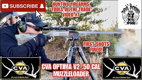 CVA OPTIMA V2 50 CALIBER IN-LINE MUZZLELOADER REVIEW! HUNTING FIREARMS VIDEO #7!