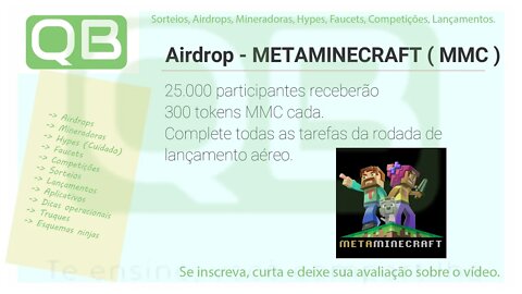 #airdrop - #METAMINECRAFT ( #mmc )