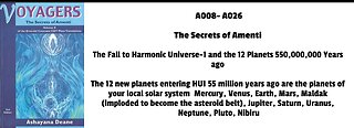 The 12 new planets entering HU1 55 million years ago are the planets of your local solar system Mer