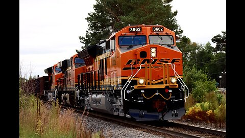 Brand New BNSF Locomotive’s, Some time to spare, CPKC and Union Pacific - Hinckley Sub