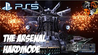 First Time Defeating THE ARSENAL in HARDMODE Final Fantasy 7 Remake