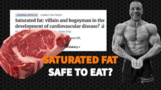 Saturated Fat Does NOT Cause Heart Disease and Clogged Arteries - BREAKING RESEARCH!