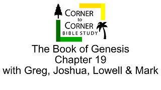 Studying Genesis Chapter 19